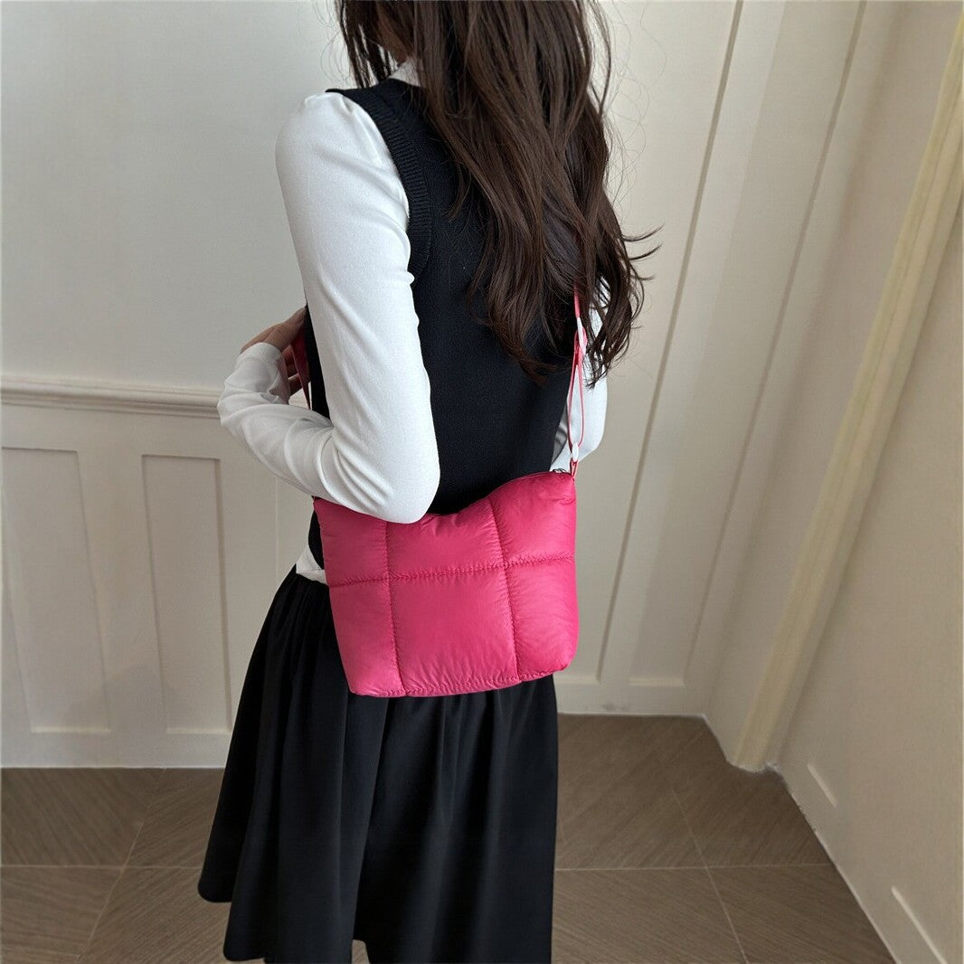 Casual Padded Shoulder Bag
