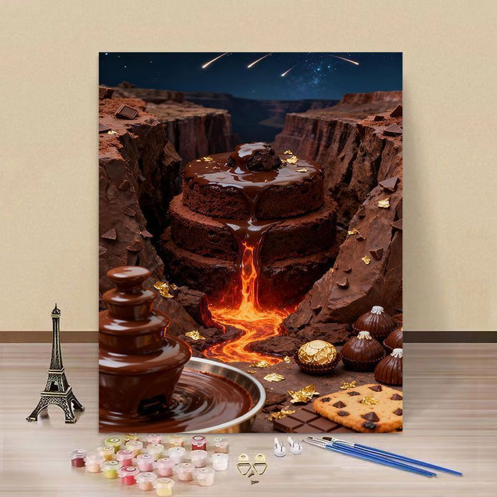 Fantasy Landscape DIY Paint by Numbers Art Kit Stornfield