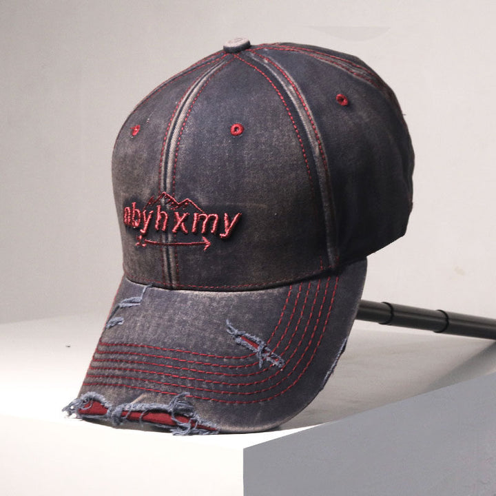 Men's Vintage Distressed Denim Baseball Cap Stornfield