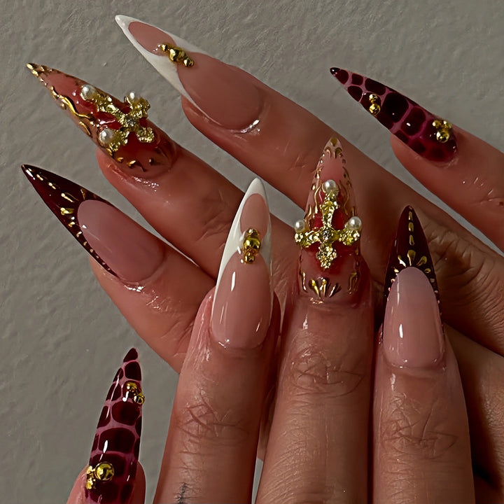 Luxe Stiletto Nail Art Extensions Stornfield