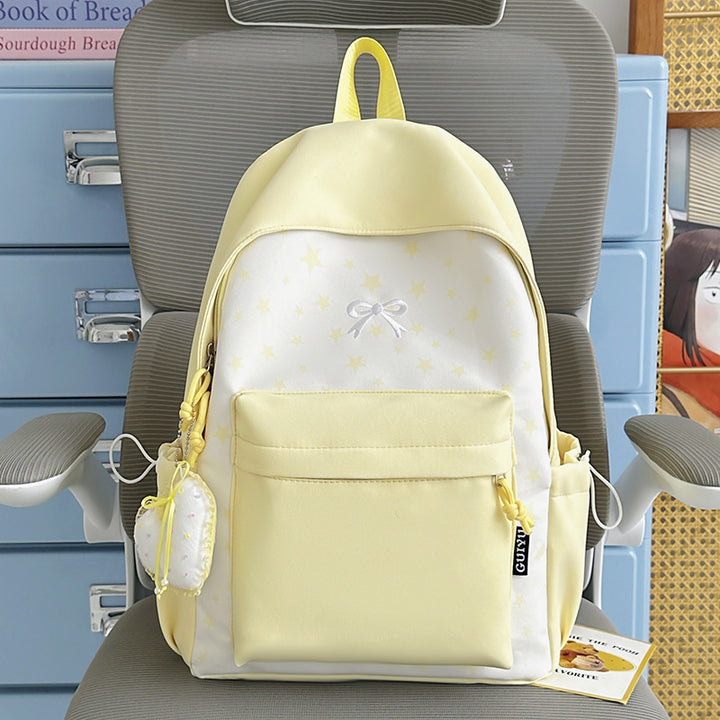 Cartoon-Themed Star-Patterned Backpack Stornfield