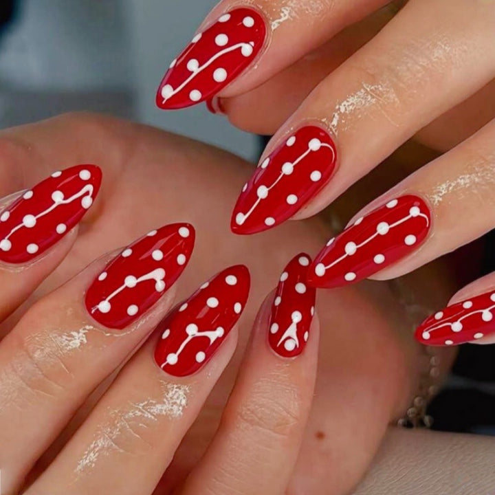 Premium Polka Dot Press-On Nail Set Stornfield