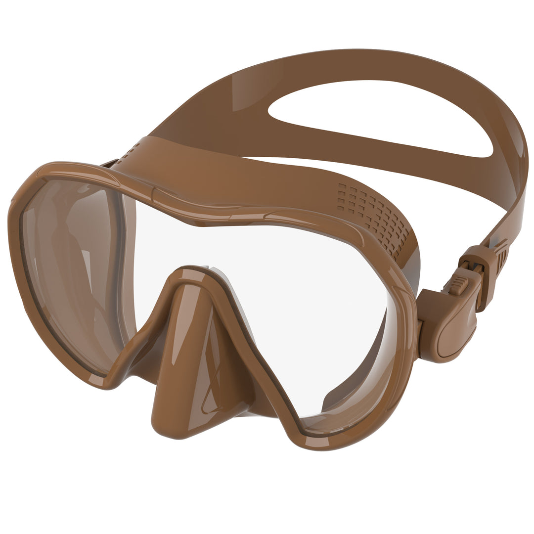 Diving mask with secure fit and innovative anti-fog system Stornfield