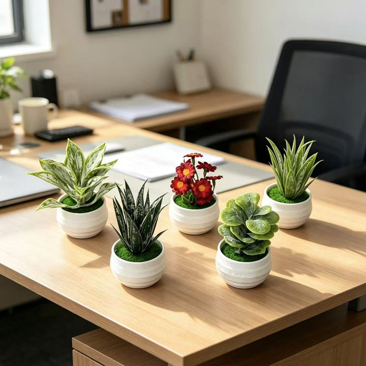 Artificial Orchid Floral Arrangement for Home Display