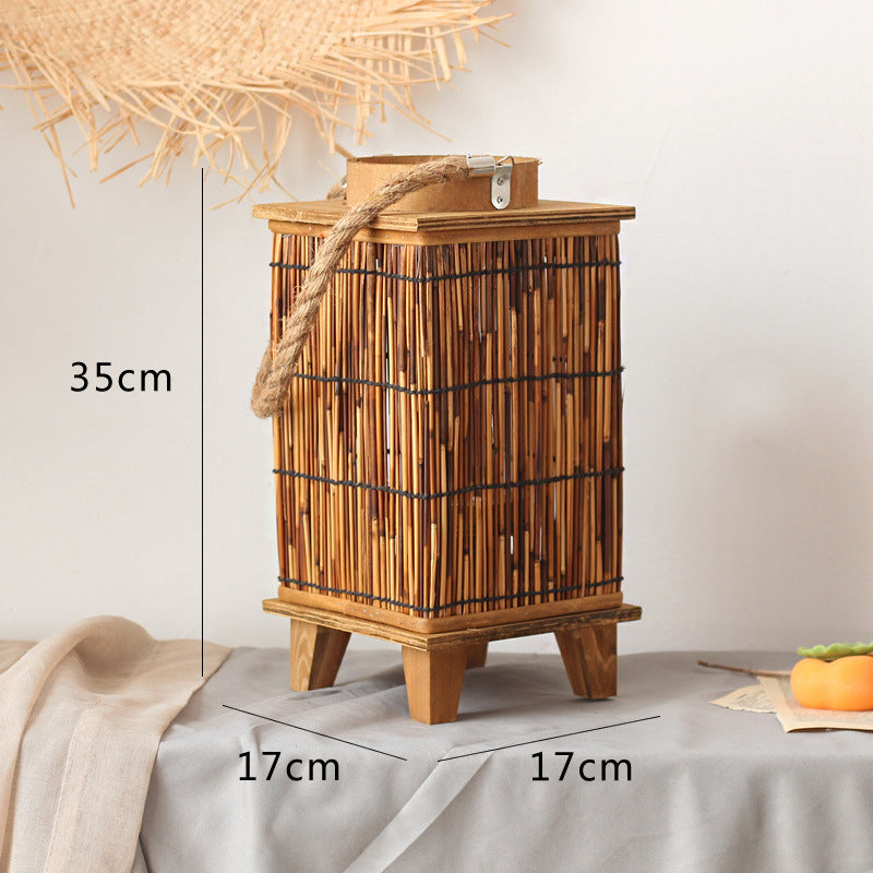 Handcrafted lantern made of natural material Stornfield