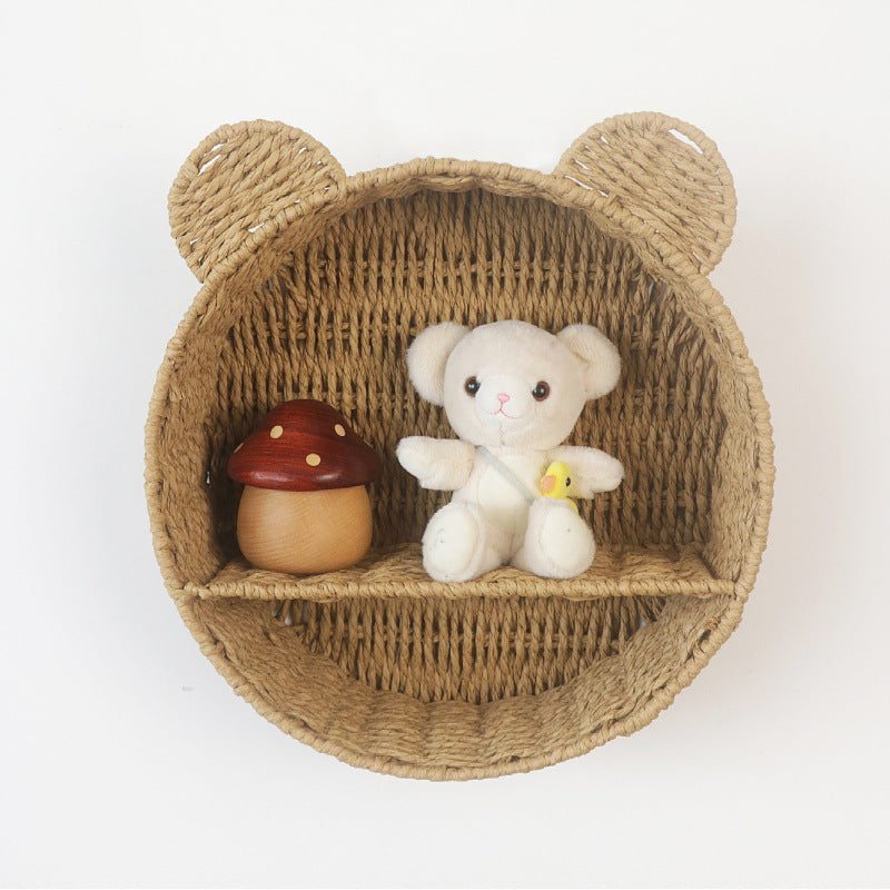 Creative wall shelf in bear design Stornfield