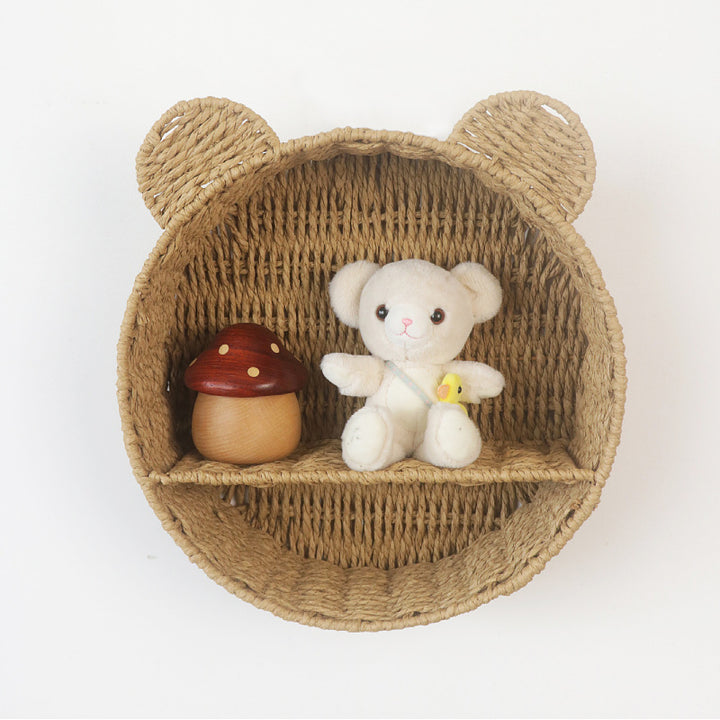 Creative wall shelf in bear design Stornfield