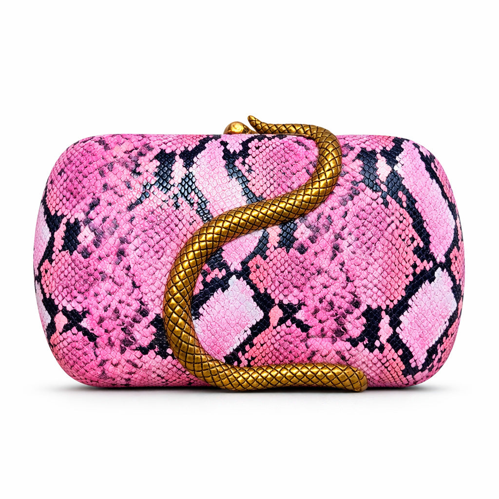 Structured Chain Handle Handbag