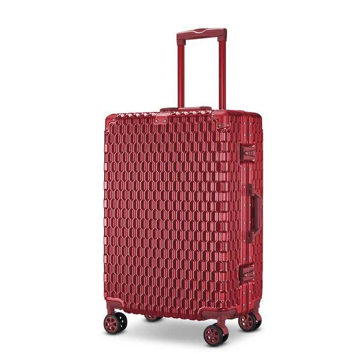 Unisex Honeycomb Textured Hard Shell Travel Suitcase Stornfield