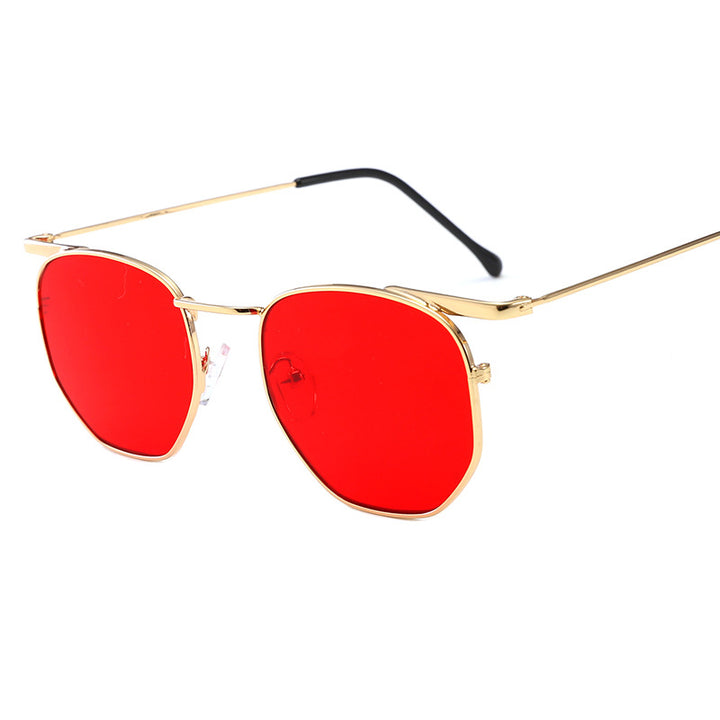 Women's fashionable rectangular glasses with elegant metal frame Stornfield