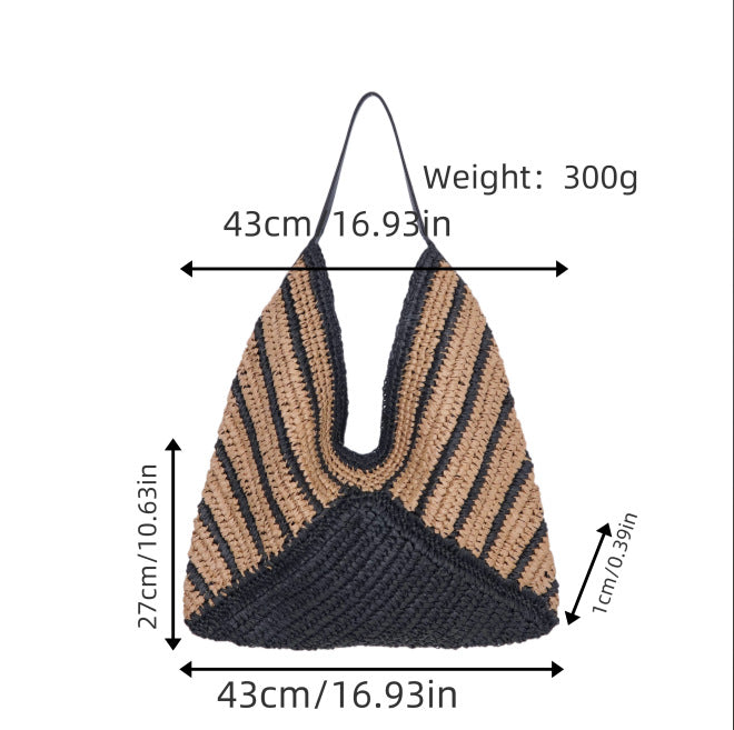 Tote bag with geometric structure design Stornfield