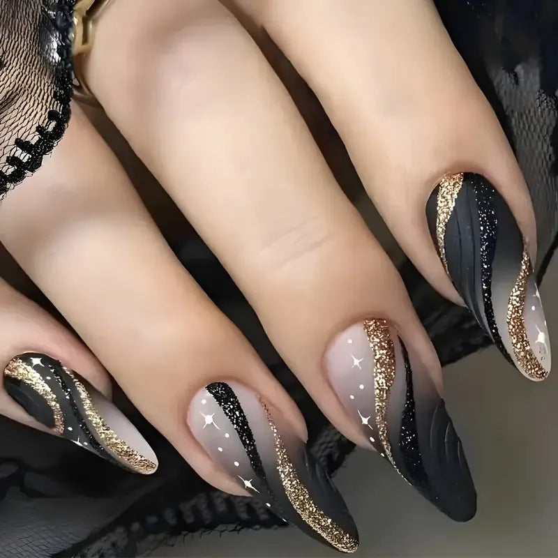 Geometric Pattern Nail Art Design Stornfield