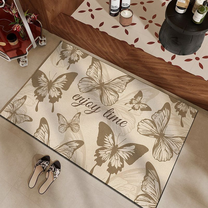 Butterfly-Themed Decorative Entrance Mat Stornfield