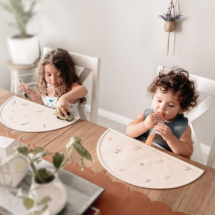 Children's Silicone NonSlip Half-Round Placemat