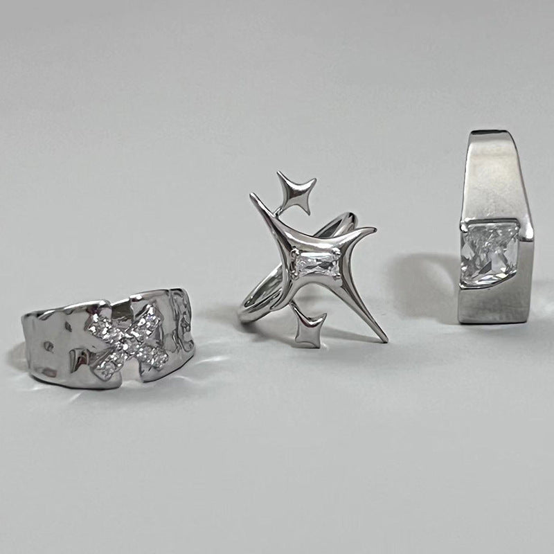 Trendier Open Ring with Zirconia Accent Stornfield