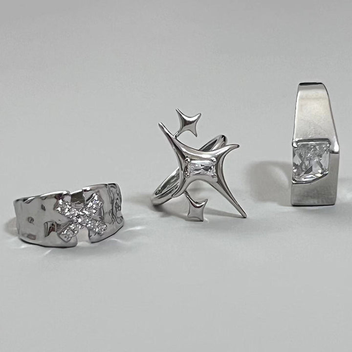 Trendier Open Ring with Zirconia Accent Stornfield
