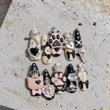 Artistic Gothic Nail Art Set