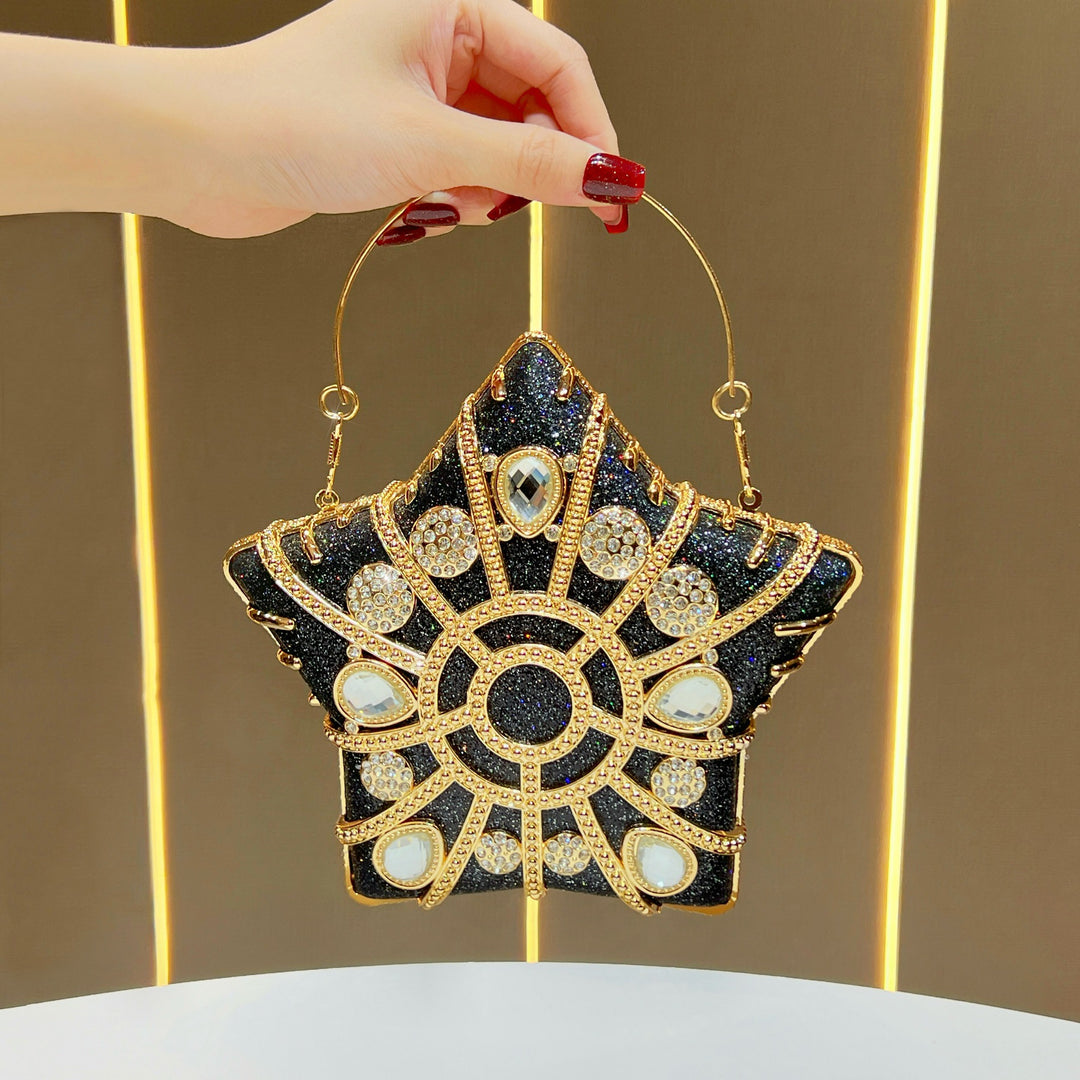 Star-Shaped Evening Handbag