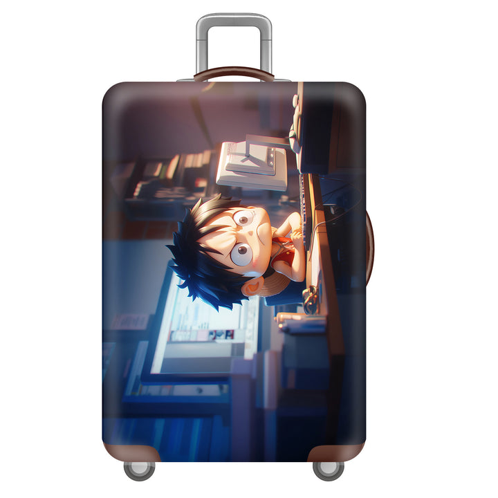Unisex hard-shell suitcase with cheerful dinosaur motif Stornfield