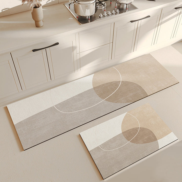 Stylish Geometric Kitchen Runner Mat