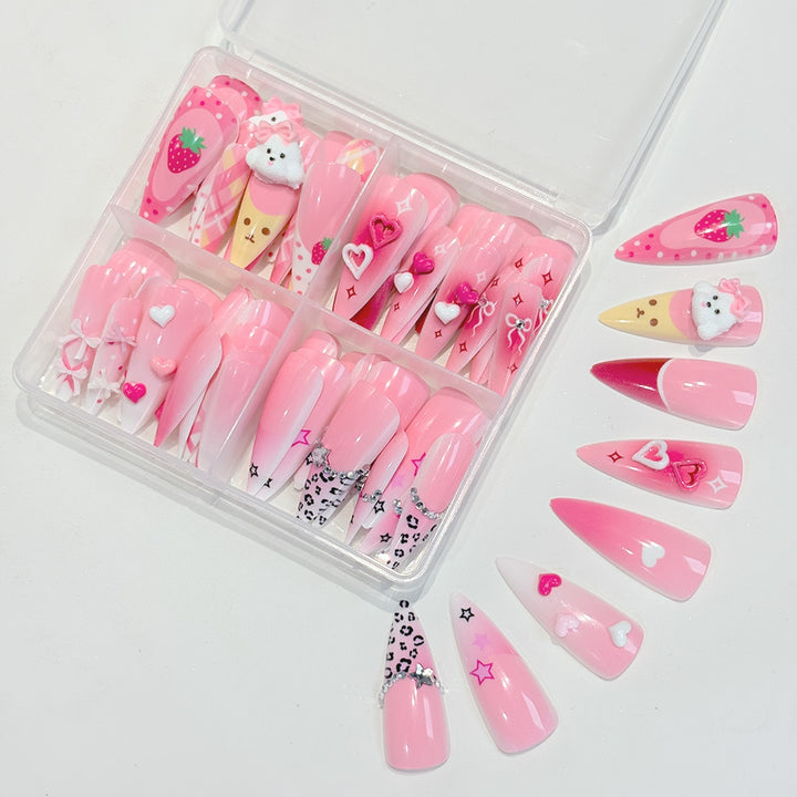 Decorative Press-On Nail Collection Stornfield