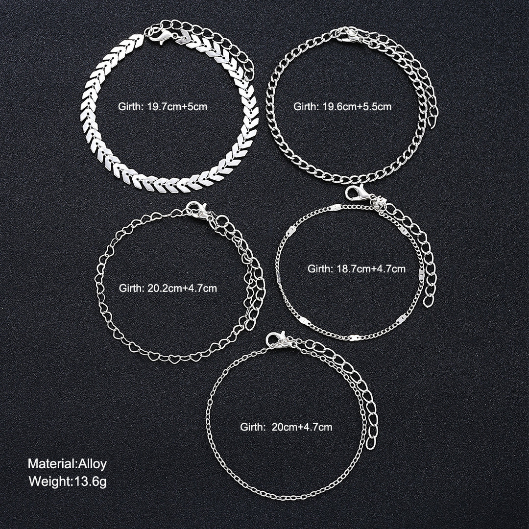 Multi-Layered Chain Bracelet Set Stornfield