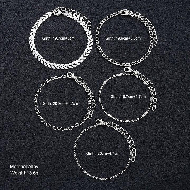 Multi-Layered Chain Bracelet Set Stornfield
