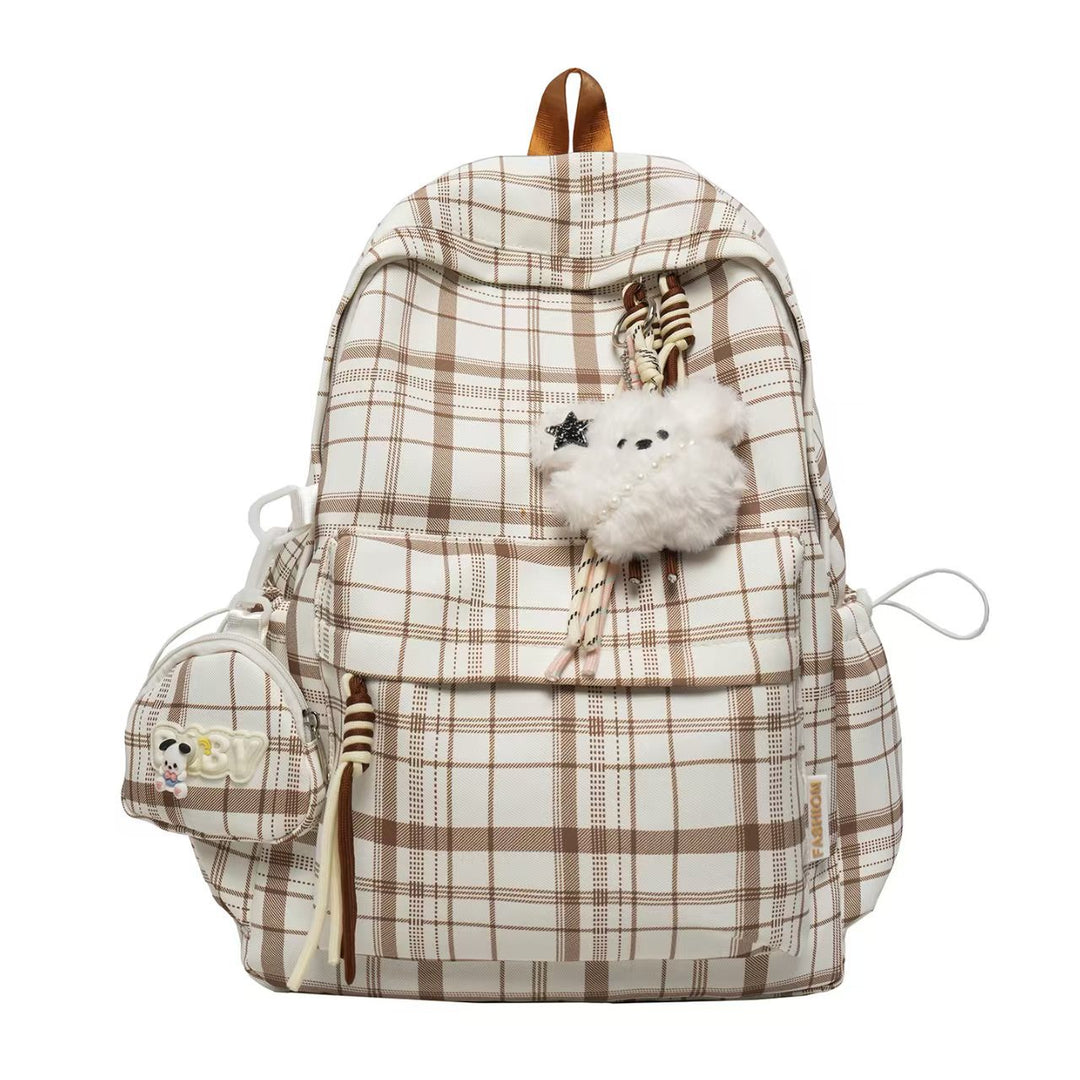 Playful Plaid Design Backpack Stornfield