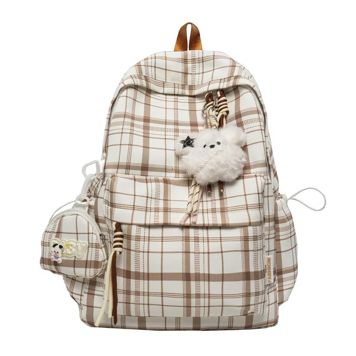 Playful Plaid Design Backpack Stornfield