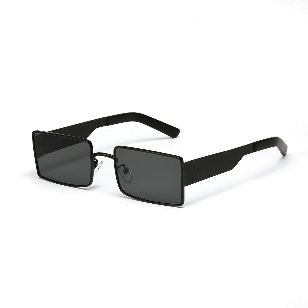 Ladies stylish rectangular sunglasses with modern metal frame Stornfield