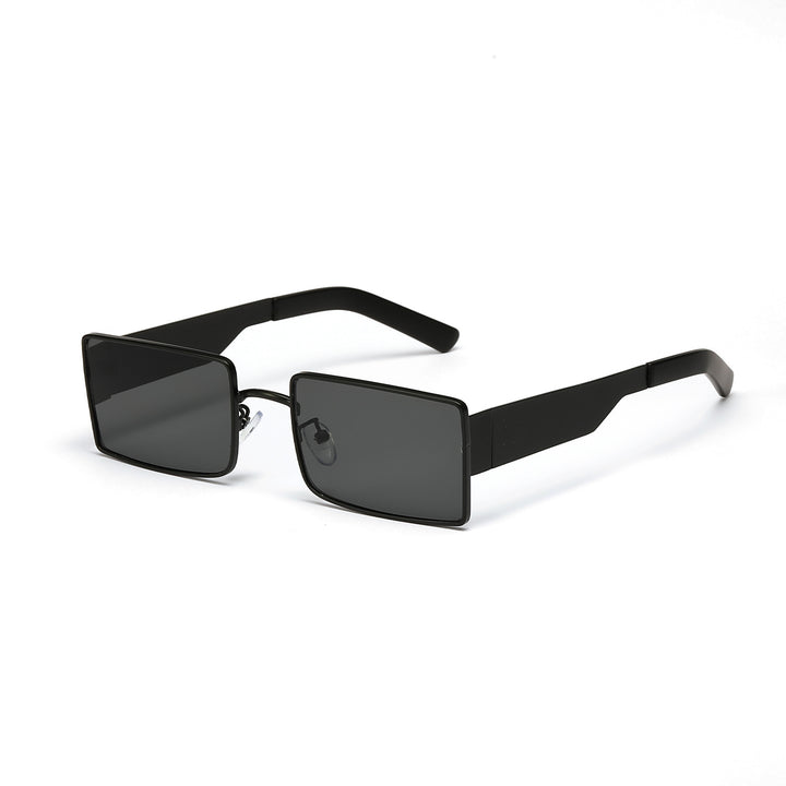 Ladies stylish rectangular sunglasses with modern metal frame Stornfield