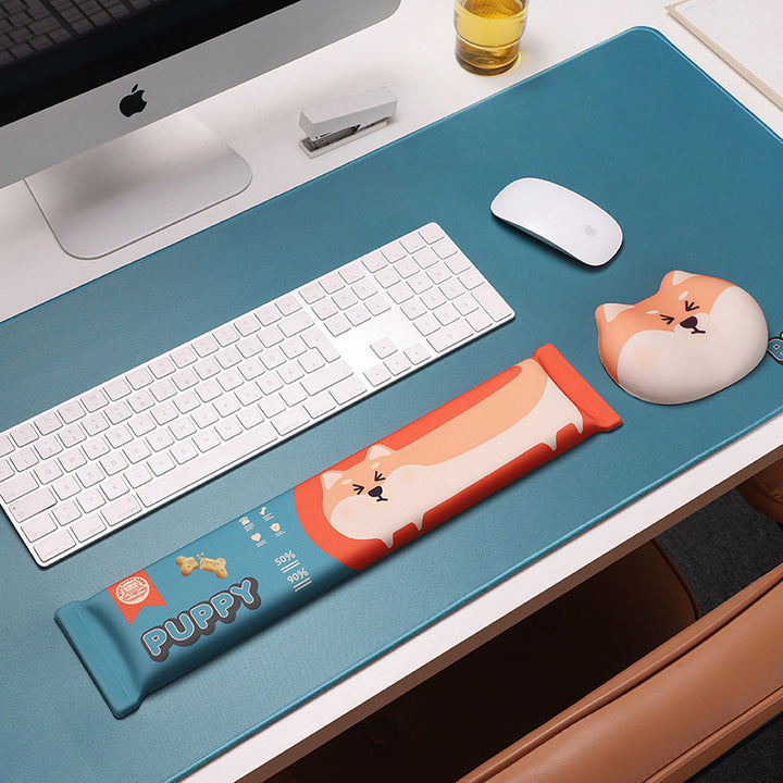Fun Puppy-Themed Desk Pad