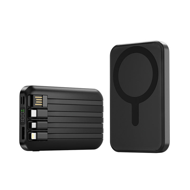Portable power bank with integrated cable speaker and fast charging function Stornfield