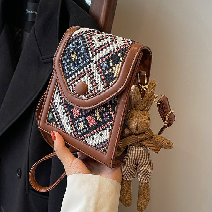 Artisanal Patterned Crossbody Bag