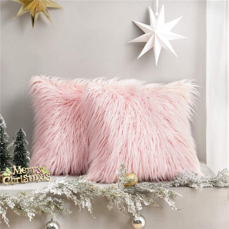 Fluffy cuddle pillow