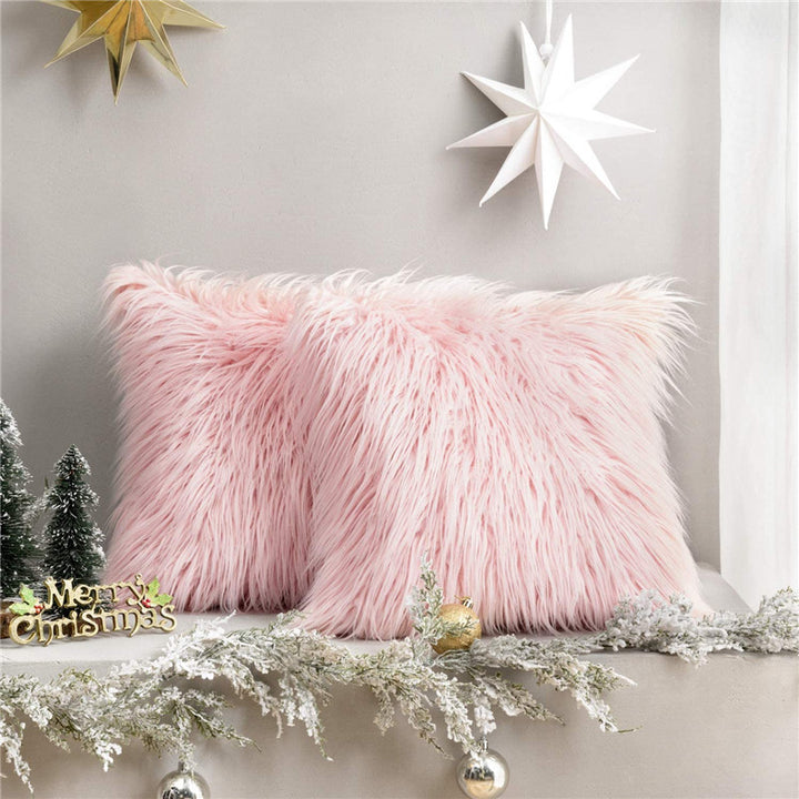 Fluffy cuddle pillow