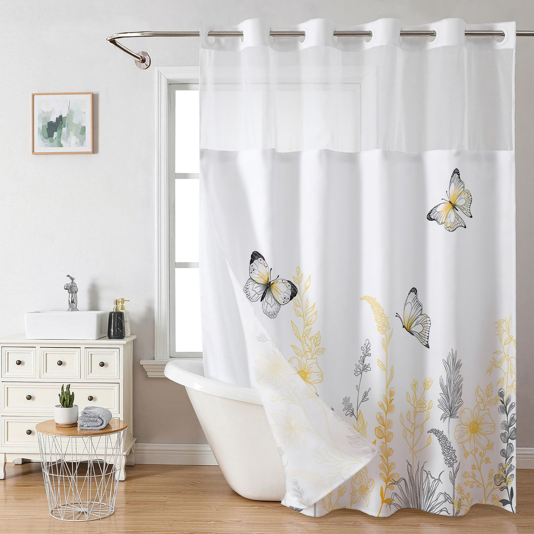 Elegant Butterfly Shower Curtain Stornfield
