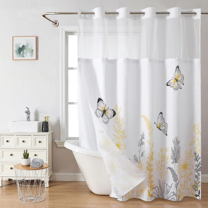 Elegant Butterfly Shower Curtain Stornfield