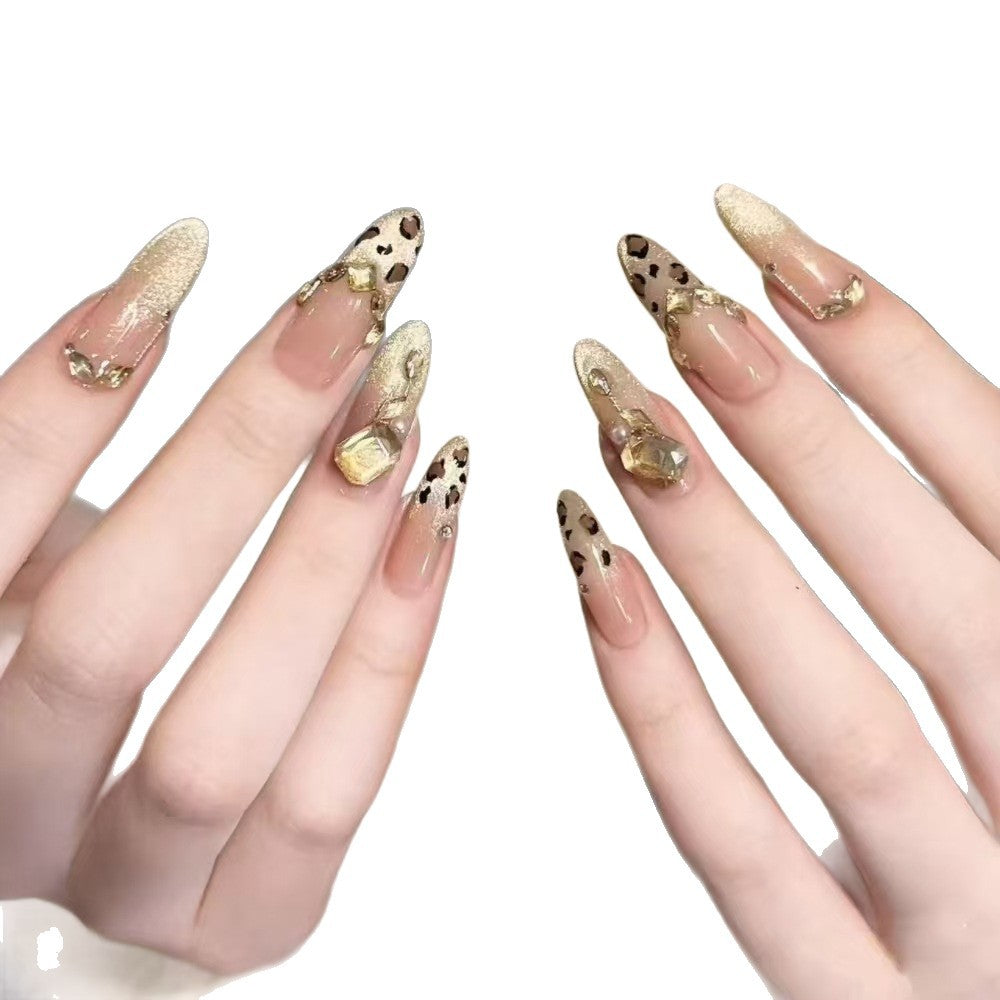 Luxury Leopard Print Press-On Nails Stornfield