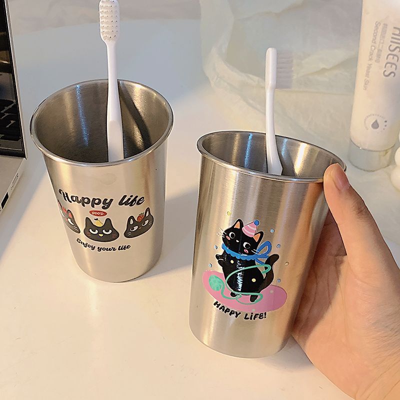 Stainless Steel Toothbrush Holder with Playful Animal Design Stornfield