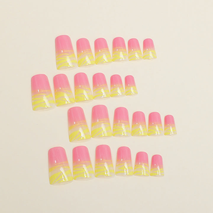 Artistic Ombre Press-On Nail Set Stornfield