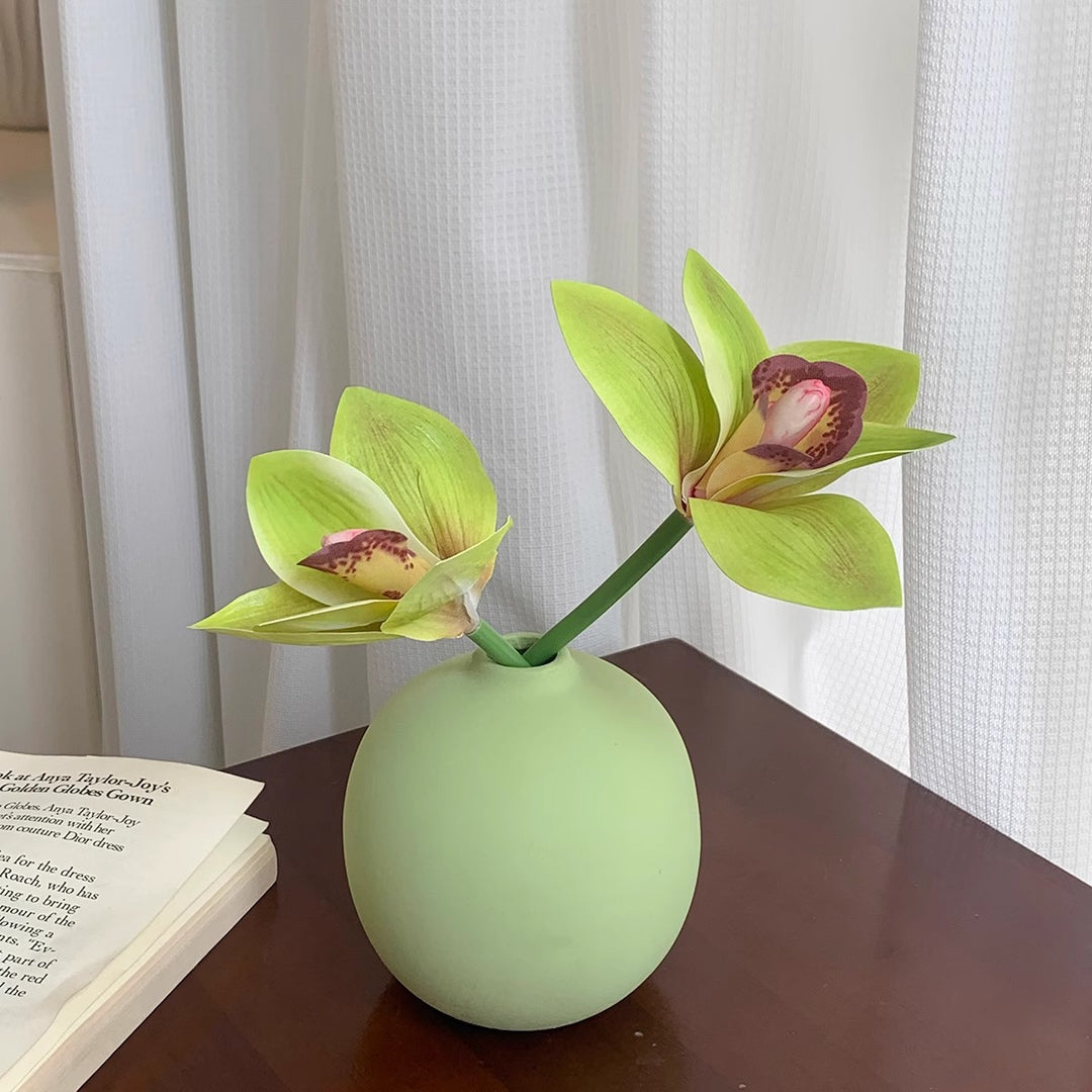 Elegant Orchid Decorative Planter