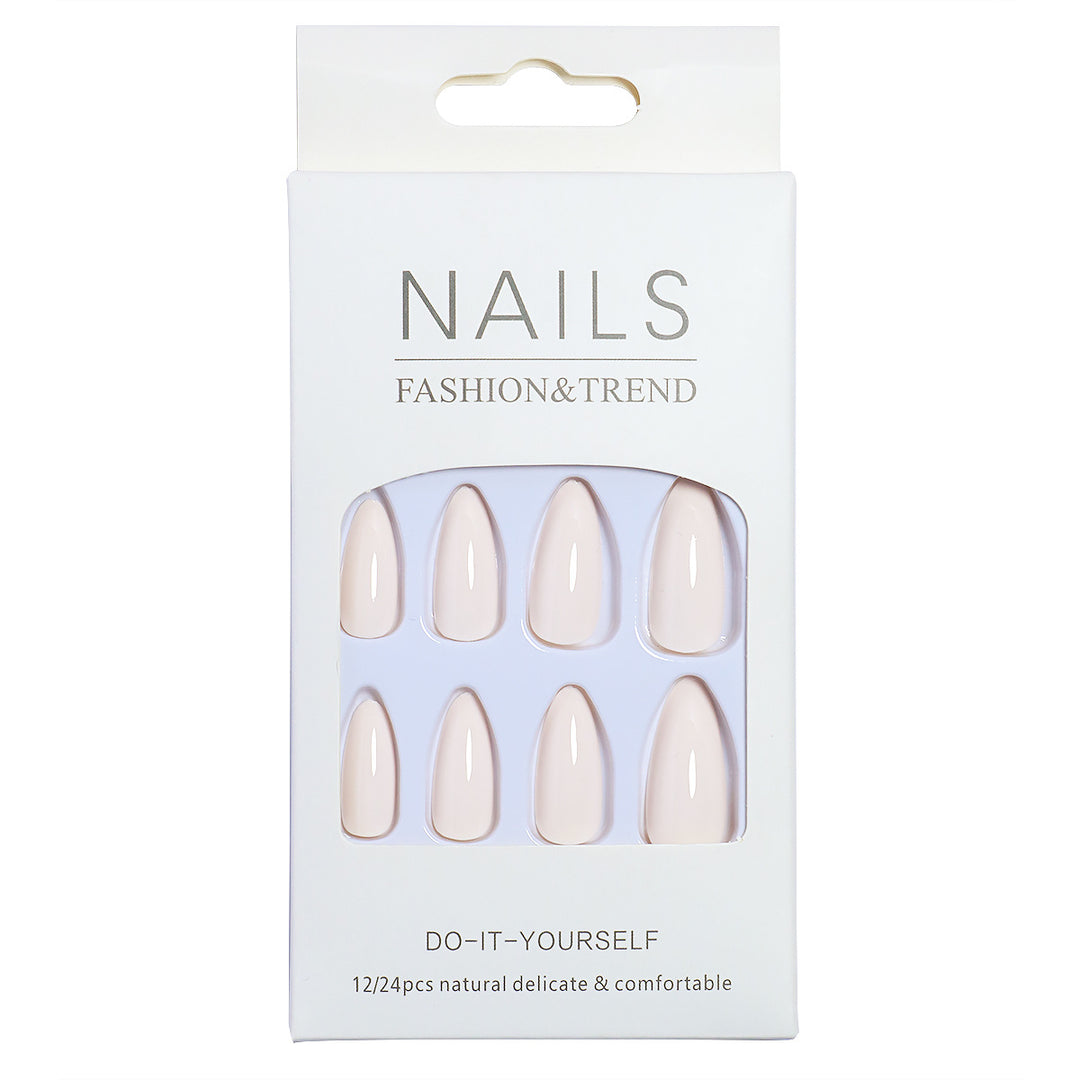 Natural Finish Press-On Nail Set Stornfield