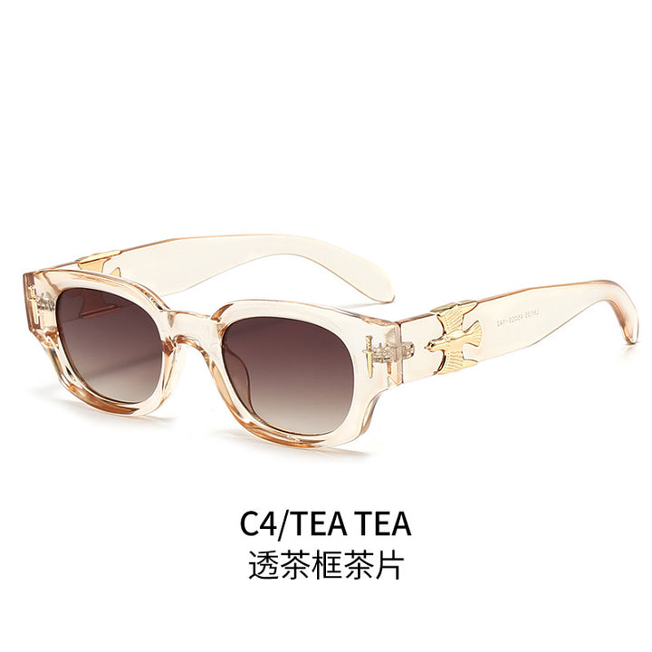 Women's fashionable sunglasses in exclusive tortoiseshell design with elegant metallic accents Stornfield
