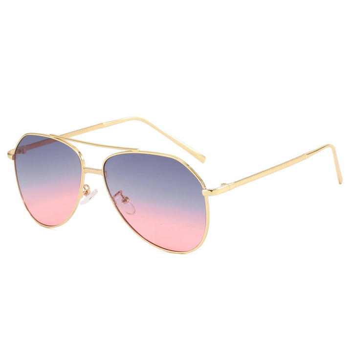 Ladies trendy aviator sunglasses with subtle gradient Stornfield