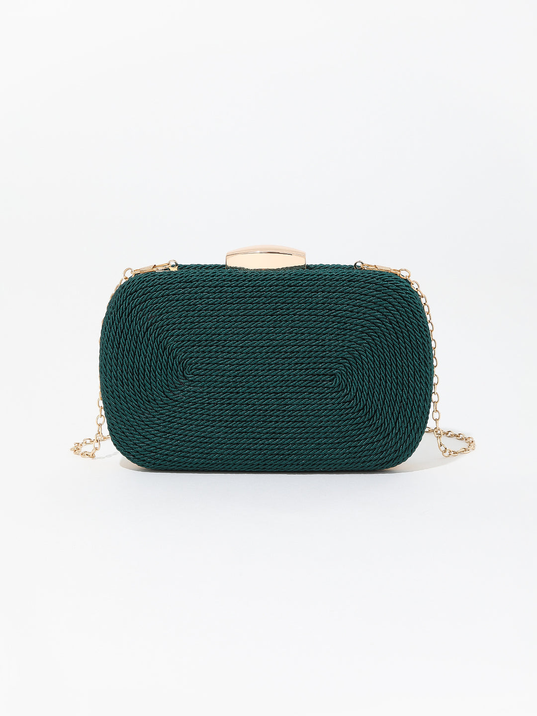 Rope-Textured Evening Clutch