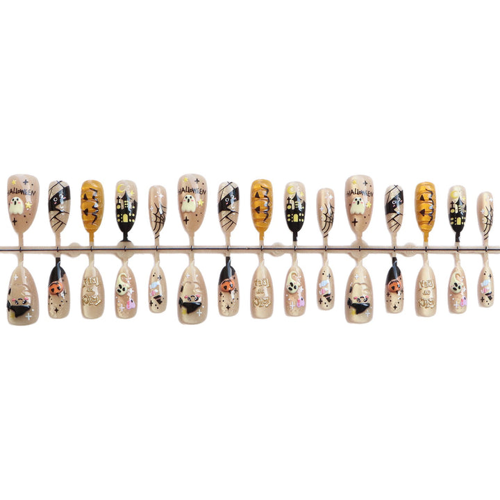 Halloween-Themed Press-On Nail Set Stornfield