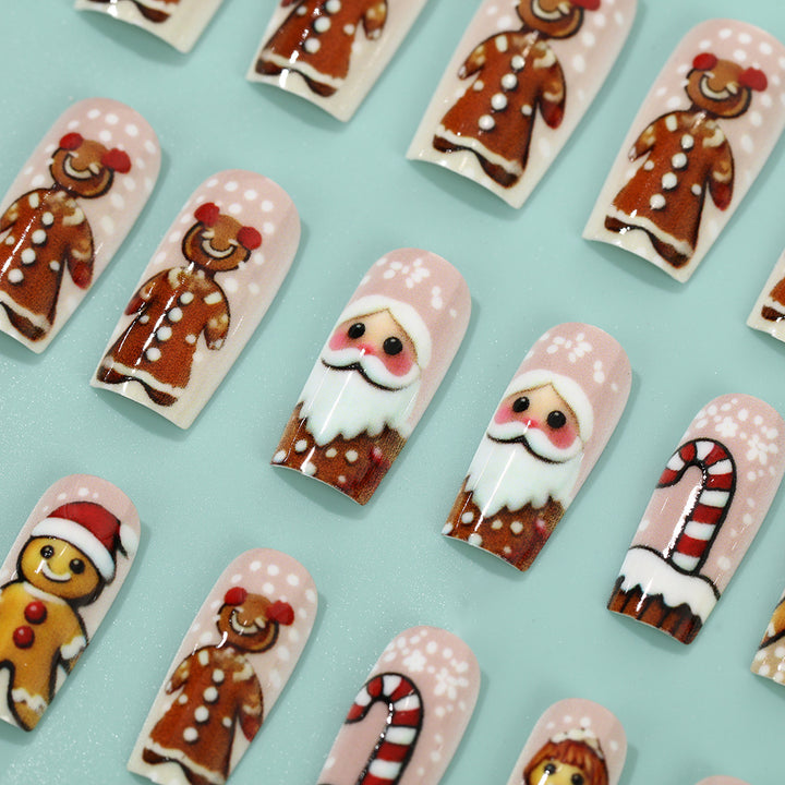 Christmas art nails with festive designs Stornfield