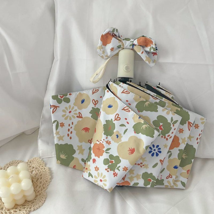 Women's Foldable Shoulder Bag with Floral Design Stornfield