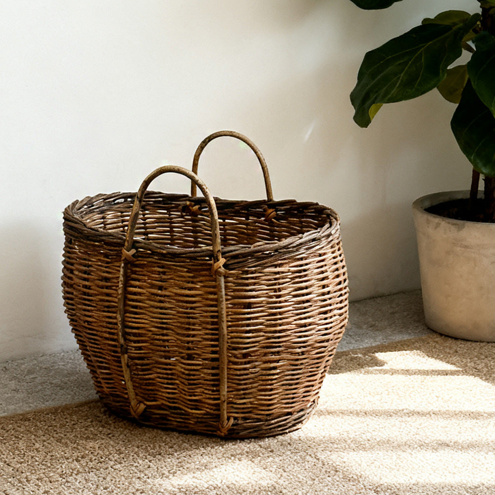 Rustic Handwoven Basket Stornfield